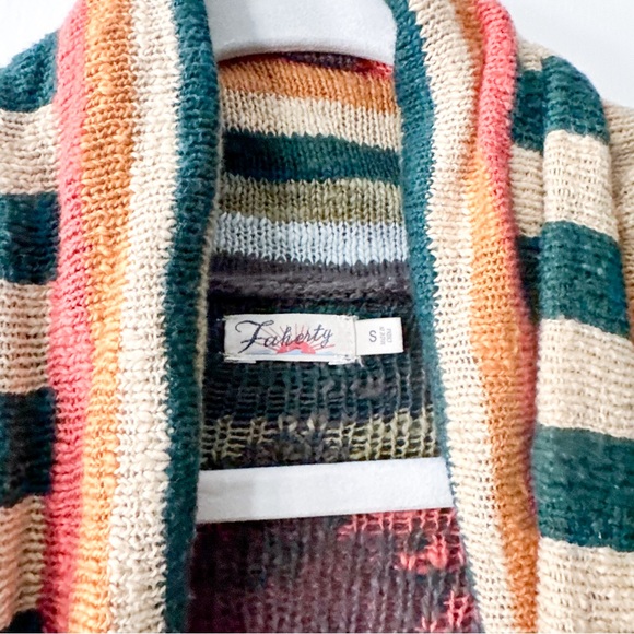 Faherty Paloma Duster Cardigan Sweater Valley Multi
Aztec Size Small - Picture 8 of 14
